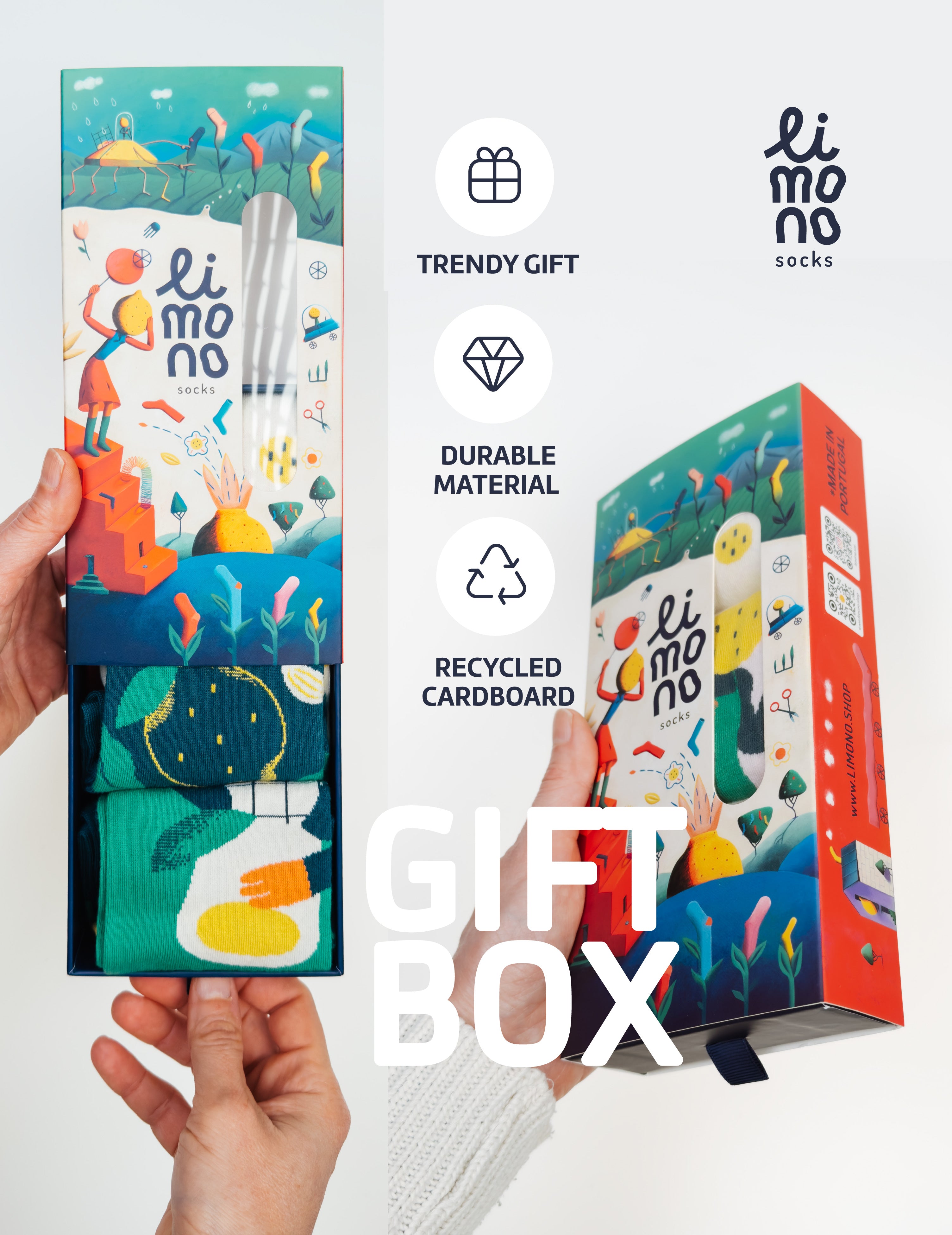 Limono Socks On Trend, Gift box