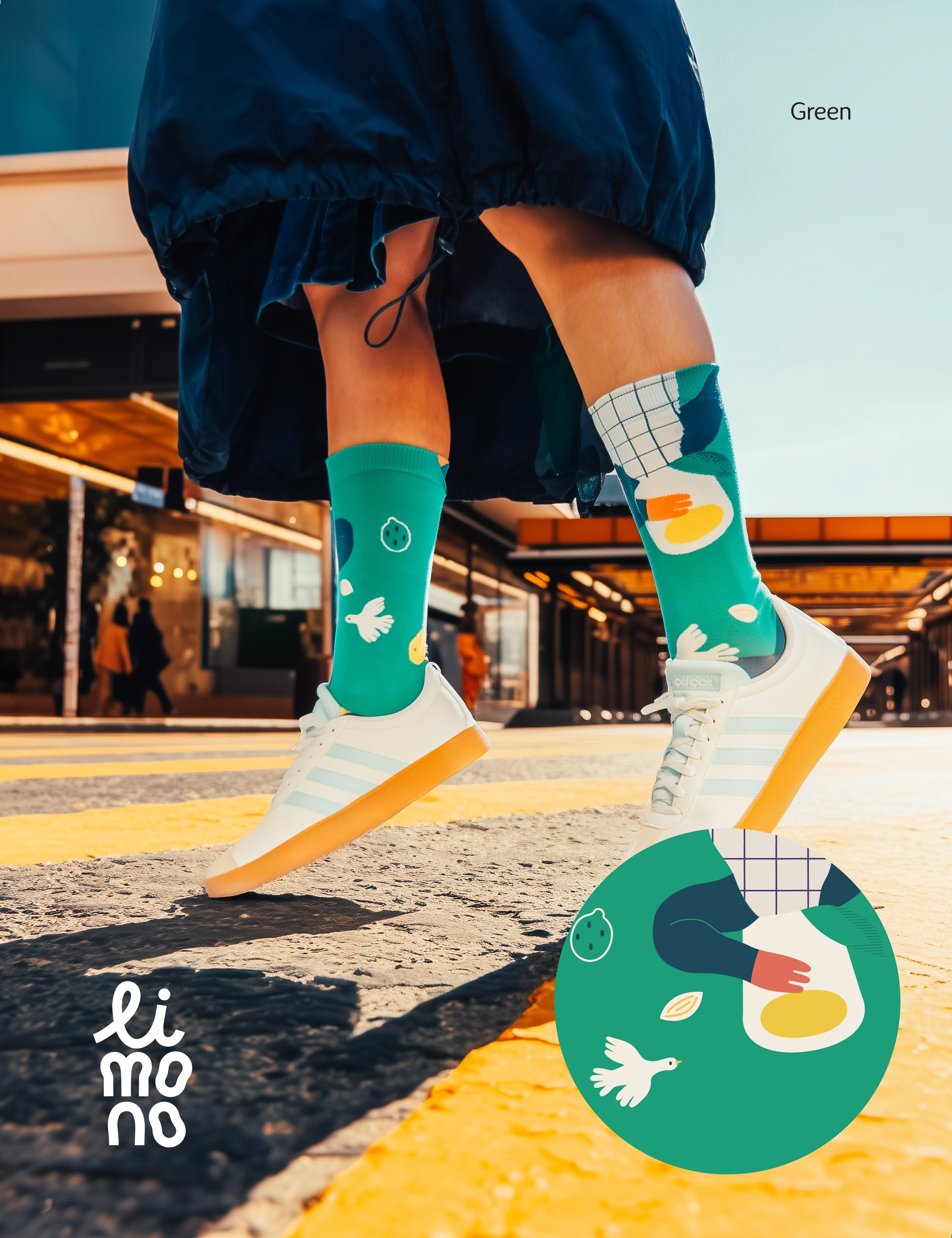 Limono Socks On Trend, Lemonheads collection