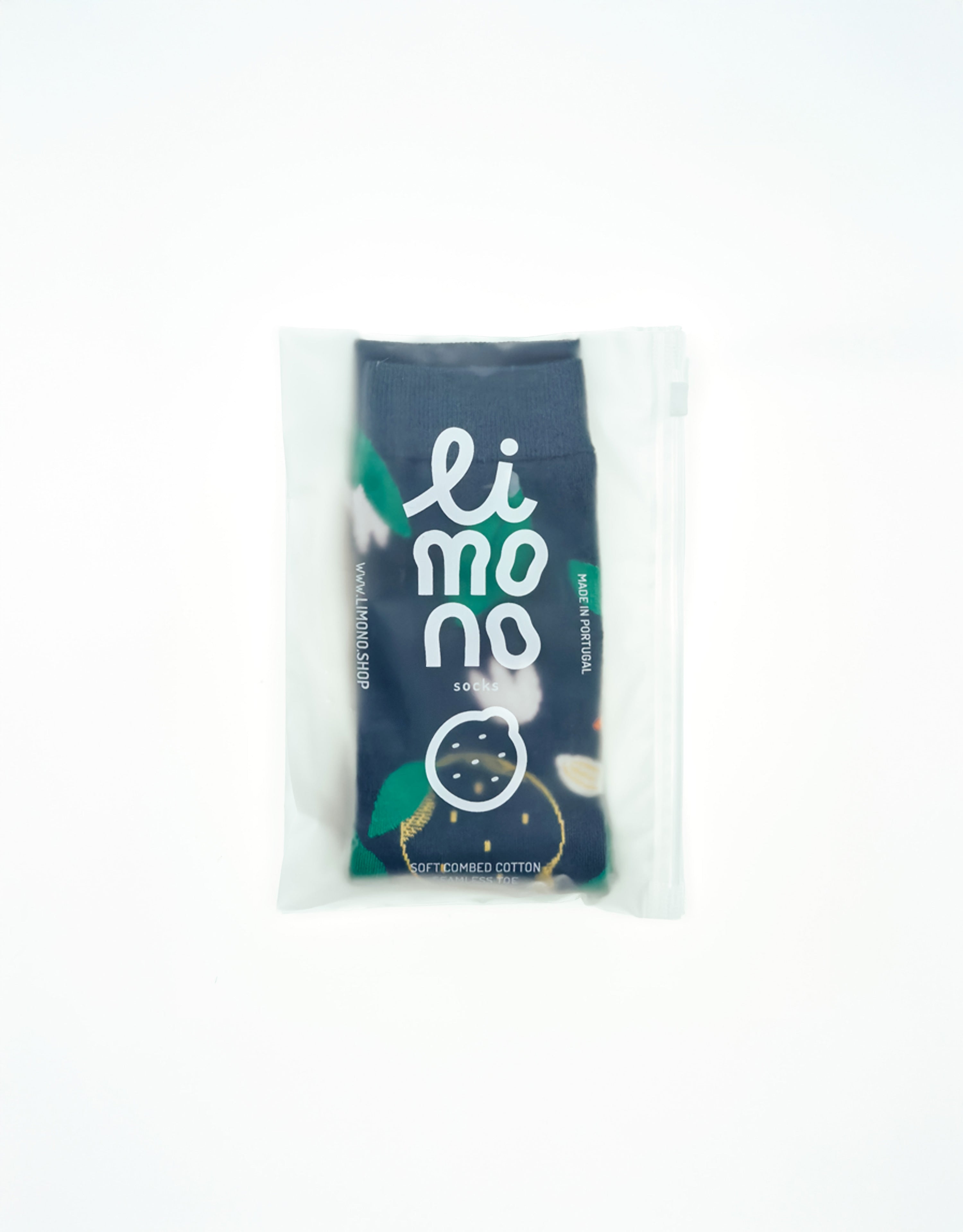 Limono Socks Lemonheads collection. Illustrated socks on trend made in Portugal. Organic combed cotton