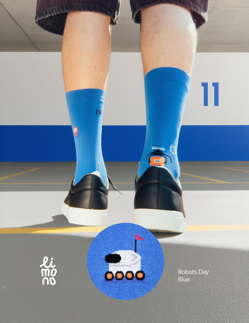 Robots Day - Blue