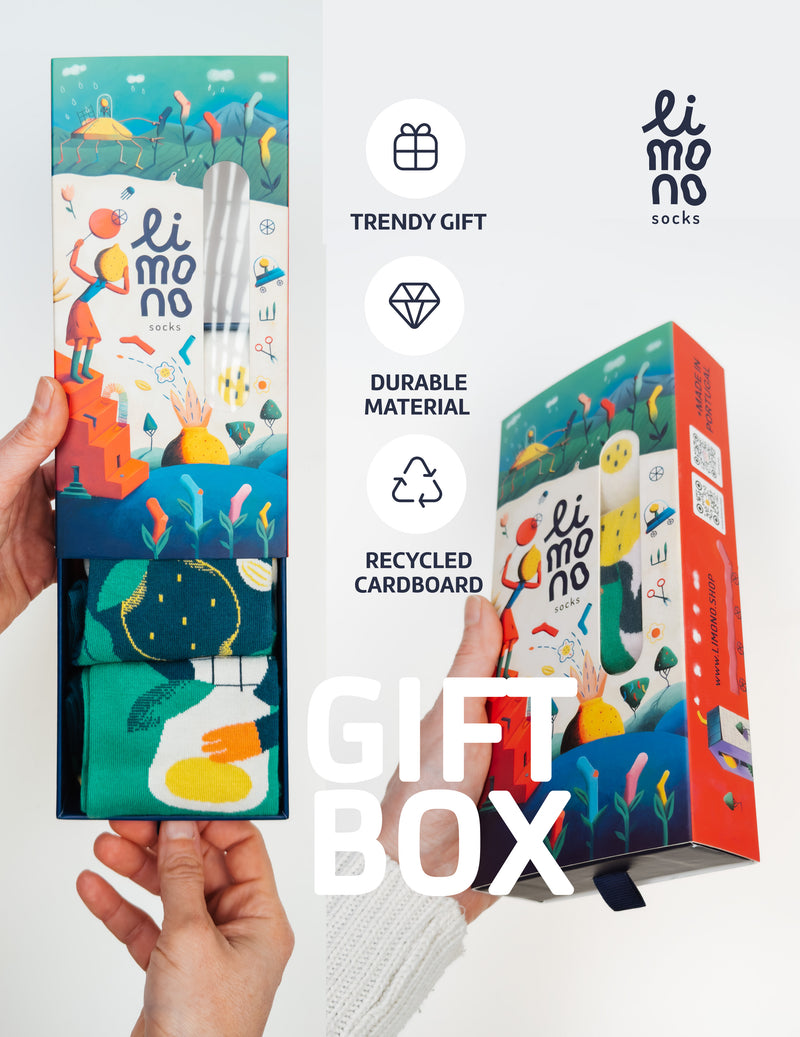 Limono Socks On Trend,  Gift box