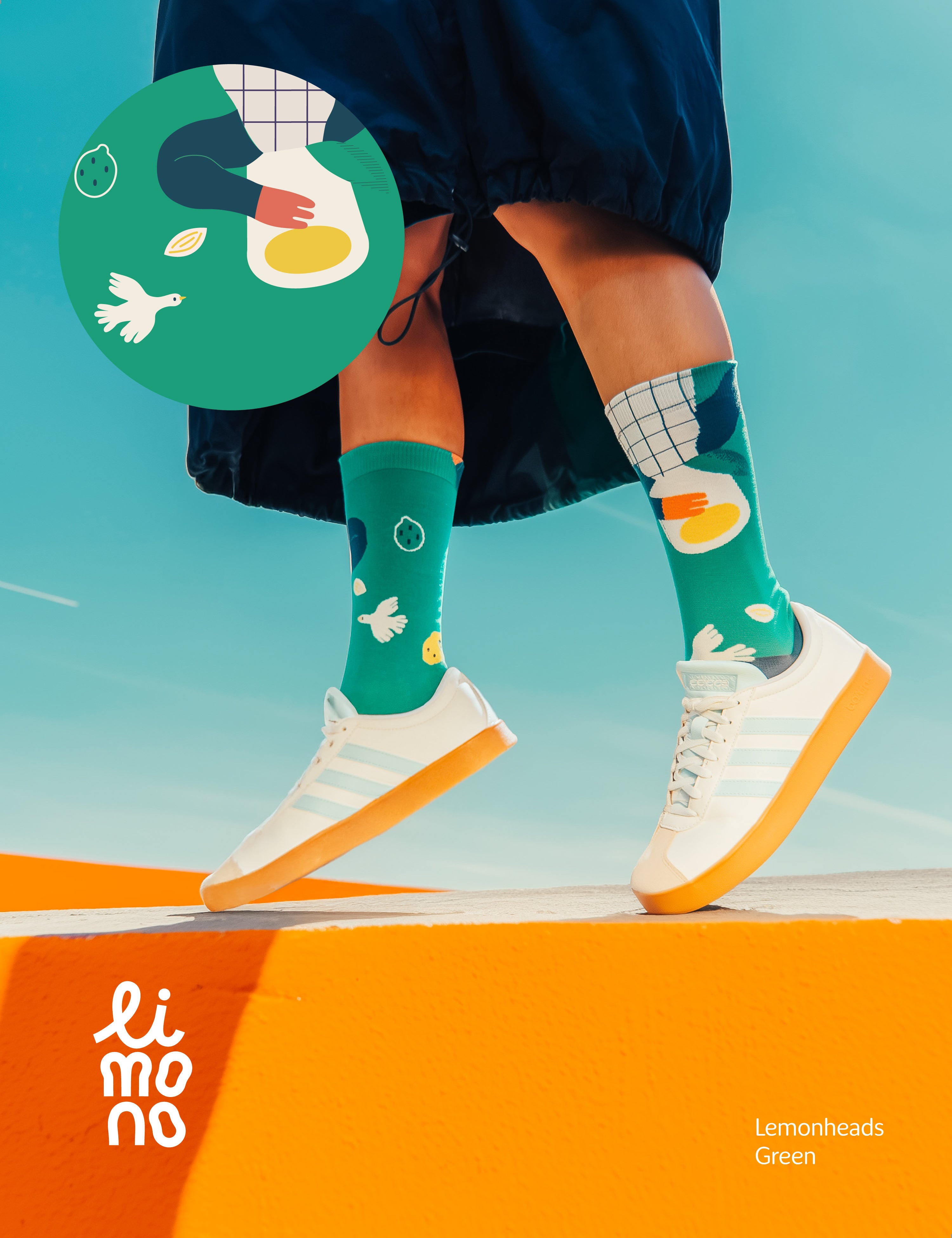 Limono Socks On Trend,  Lemonheads collection