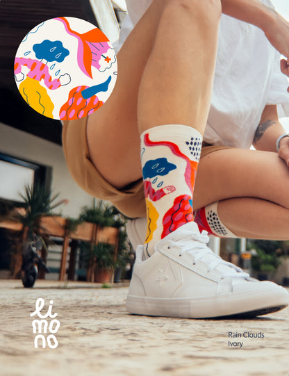 Limono Socks Rain Clouds collection