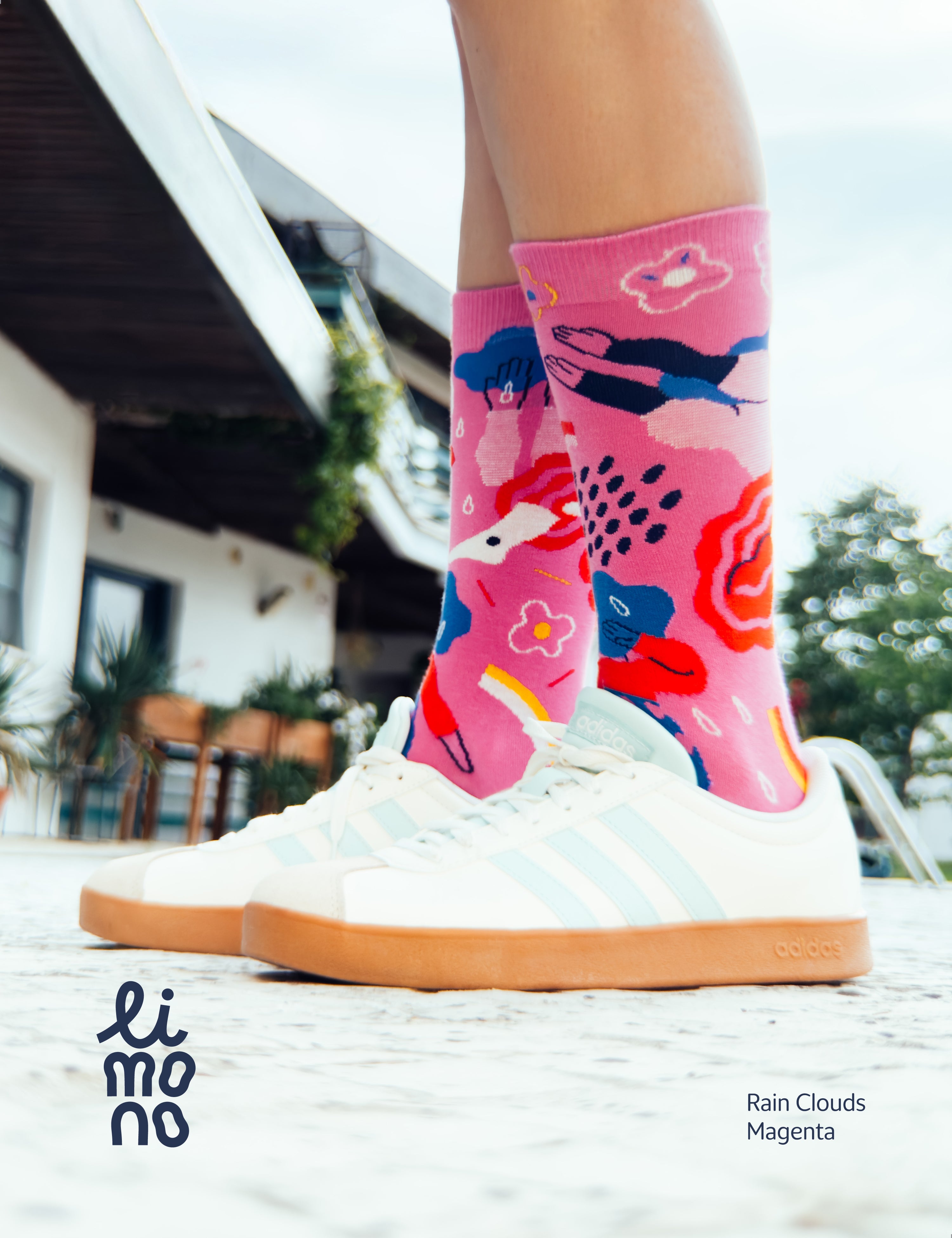 Limono Socks Rain Clouds collection