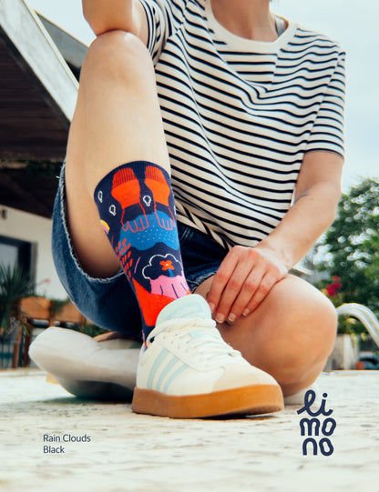 Limono Socks Rain Clouds collection