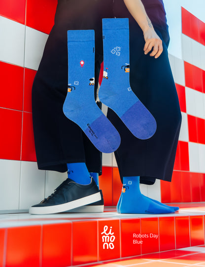 Robots Day - Blue