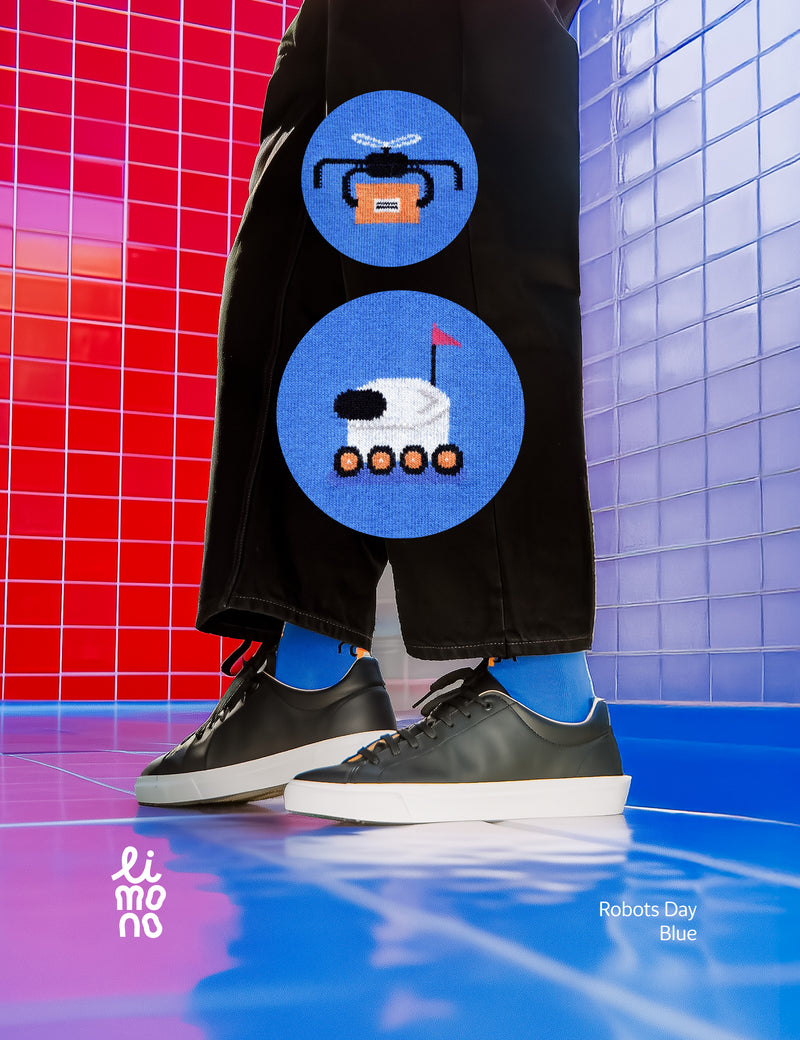 Robots Day - Blue