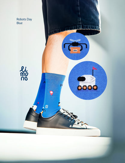 Robots Day - Blue