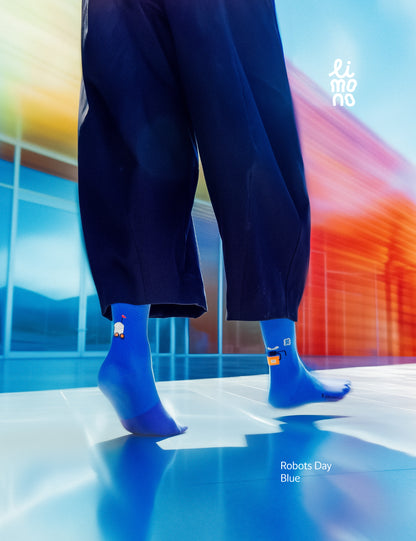 Robots Day - Blue